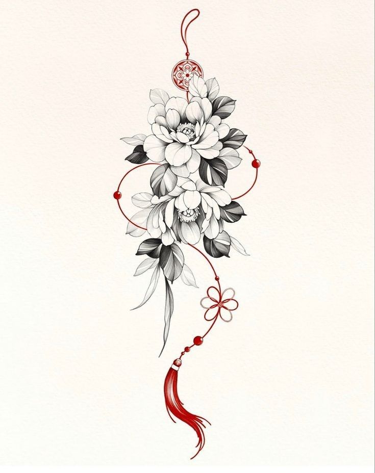 flowers tattoo