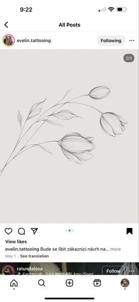 flowers tattoo