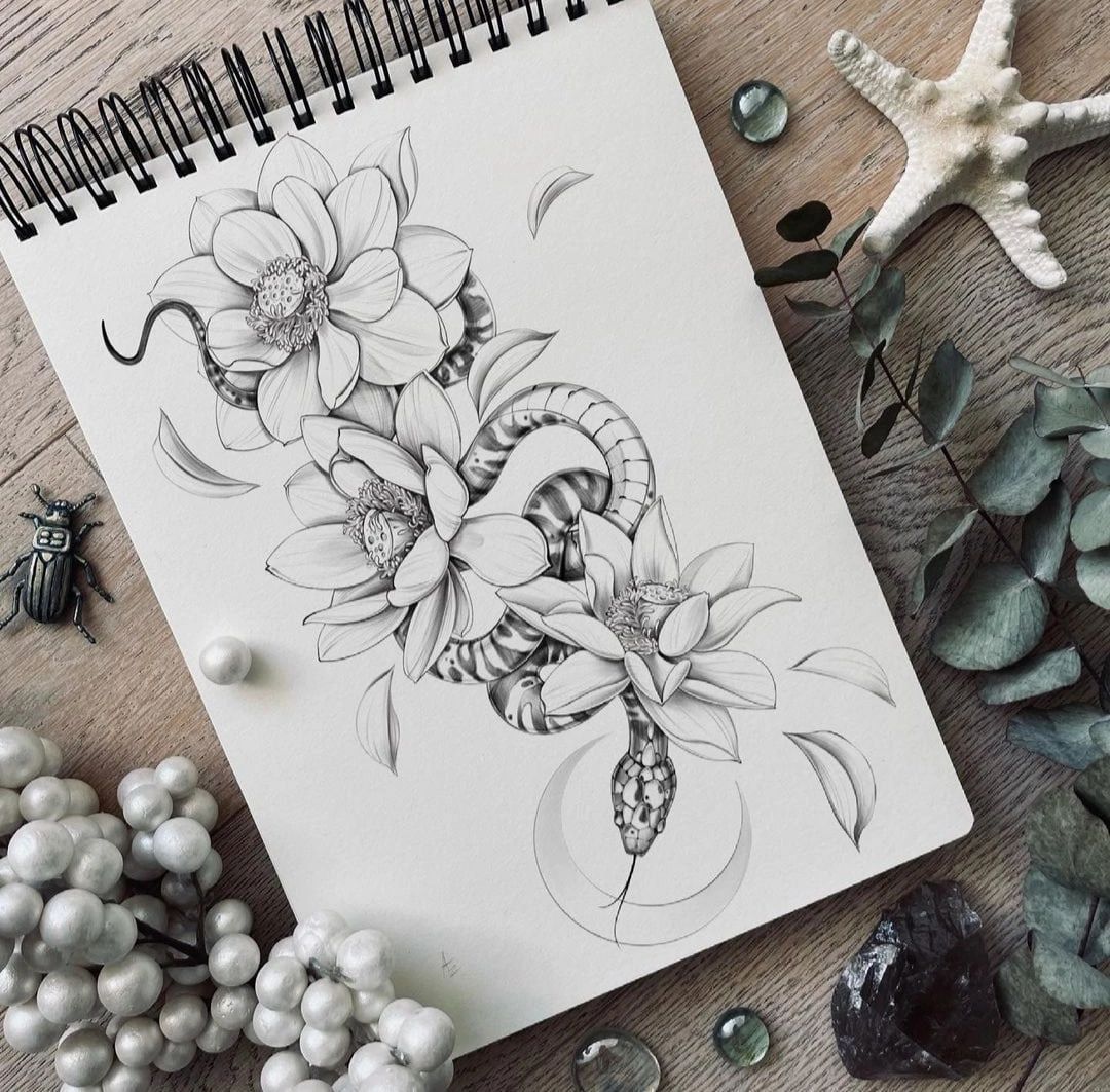 flowers tattoo