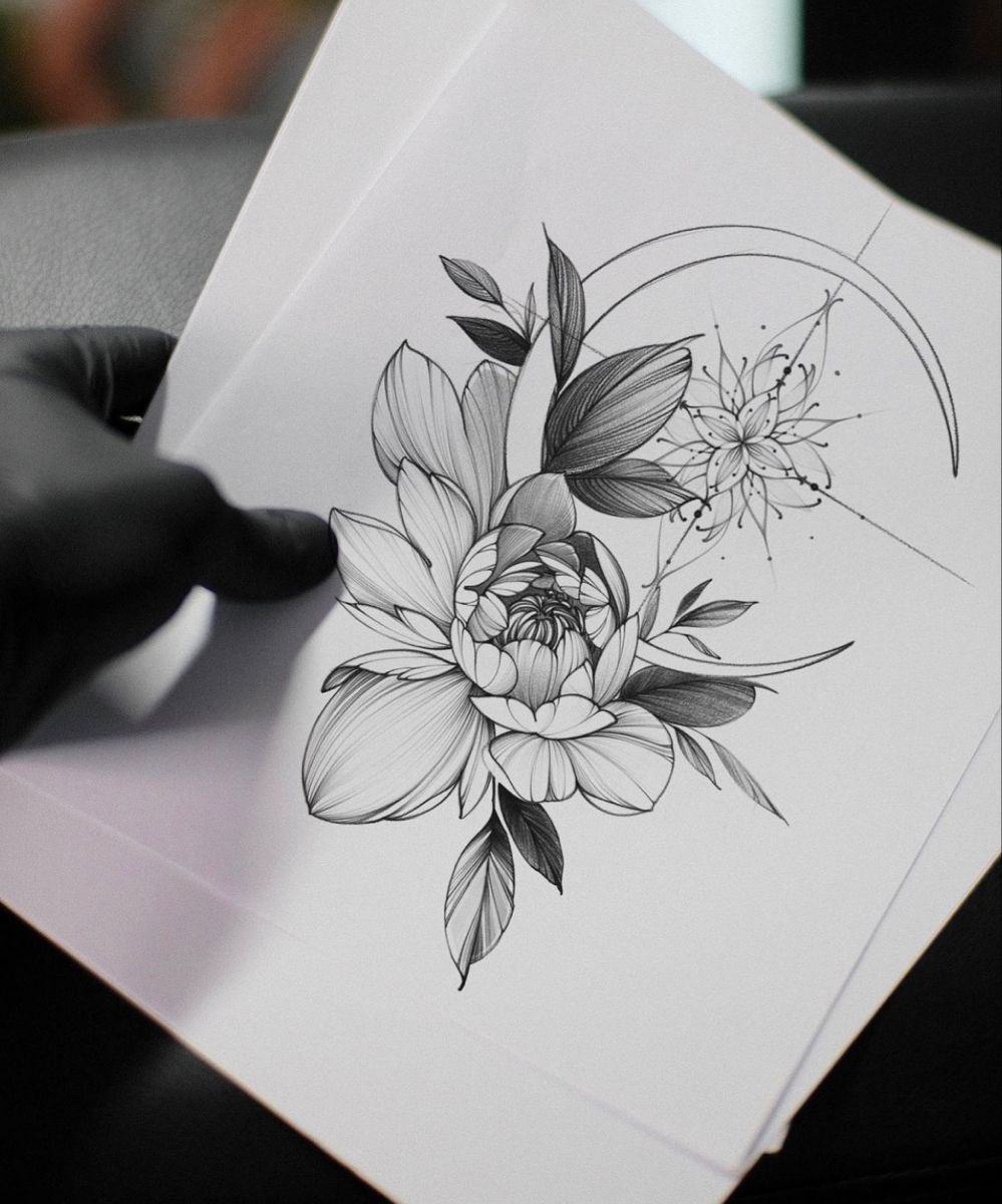 flowers tattoo