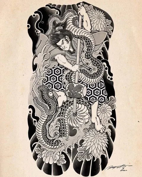 900+ ý tưởng hay nhất về Samurai tattoo trong 2026