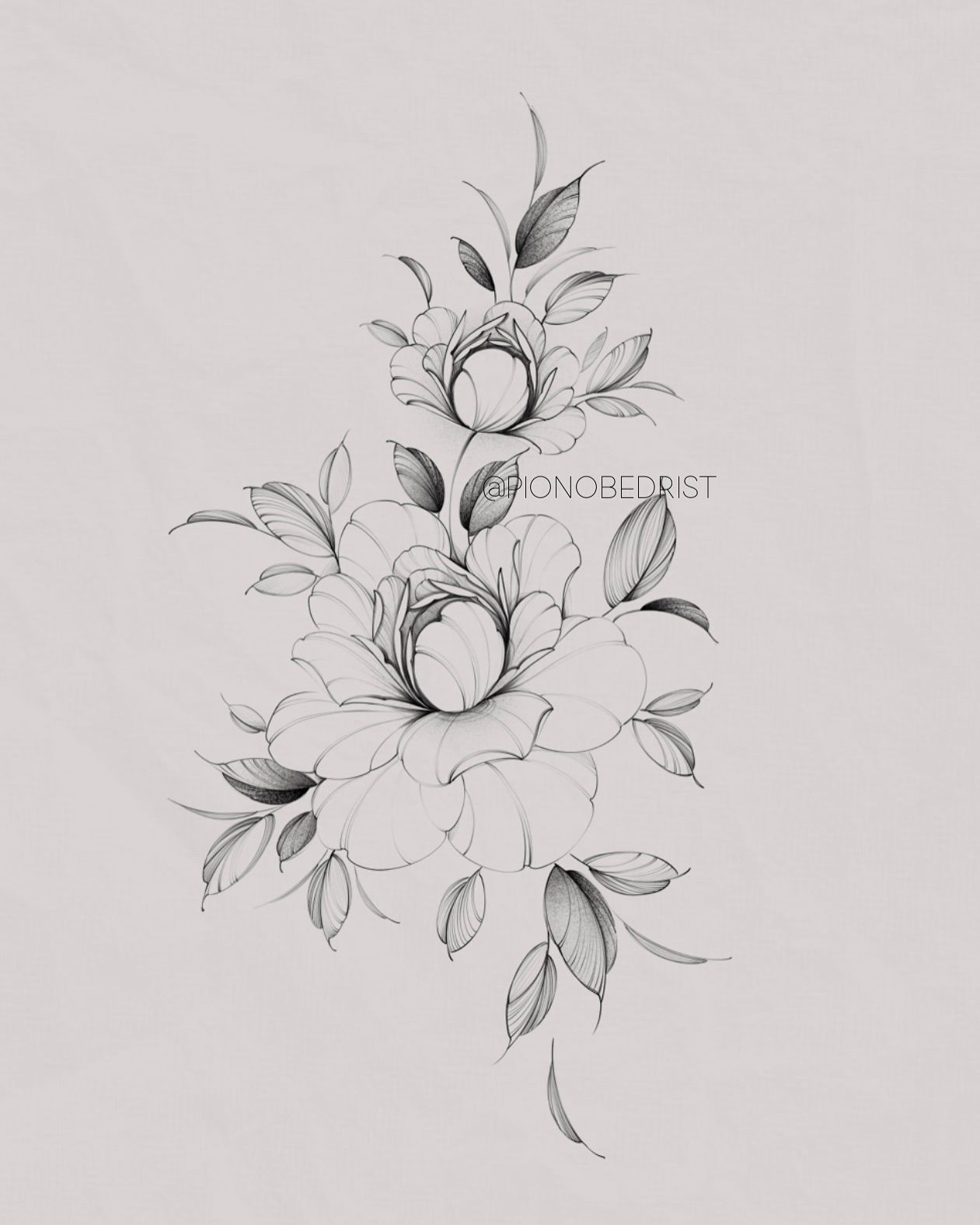 flowers tattoo