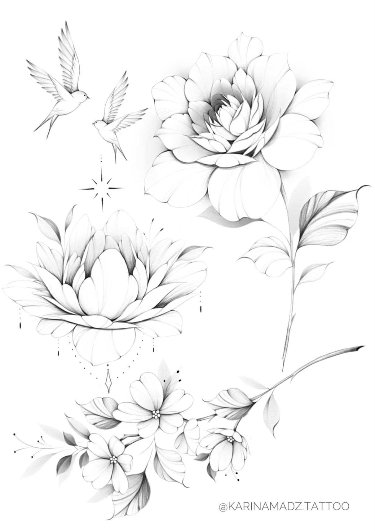 flowers tattoo