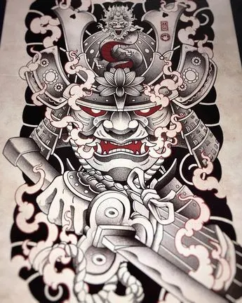 Samurai tattoo idea