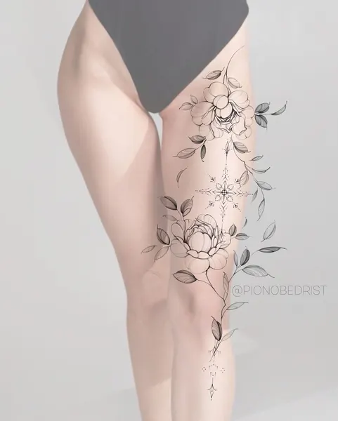 flowers tattoo