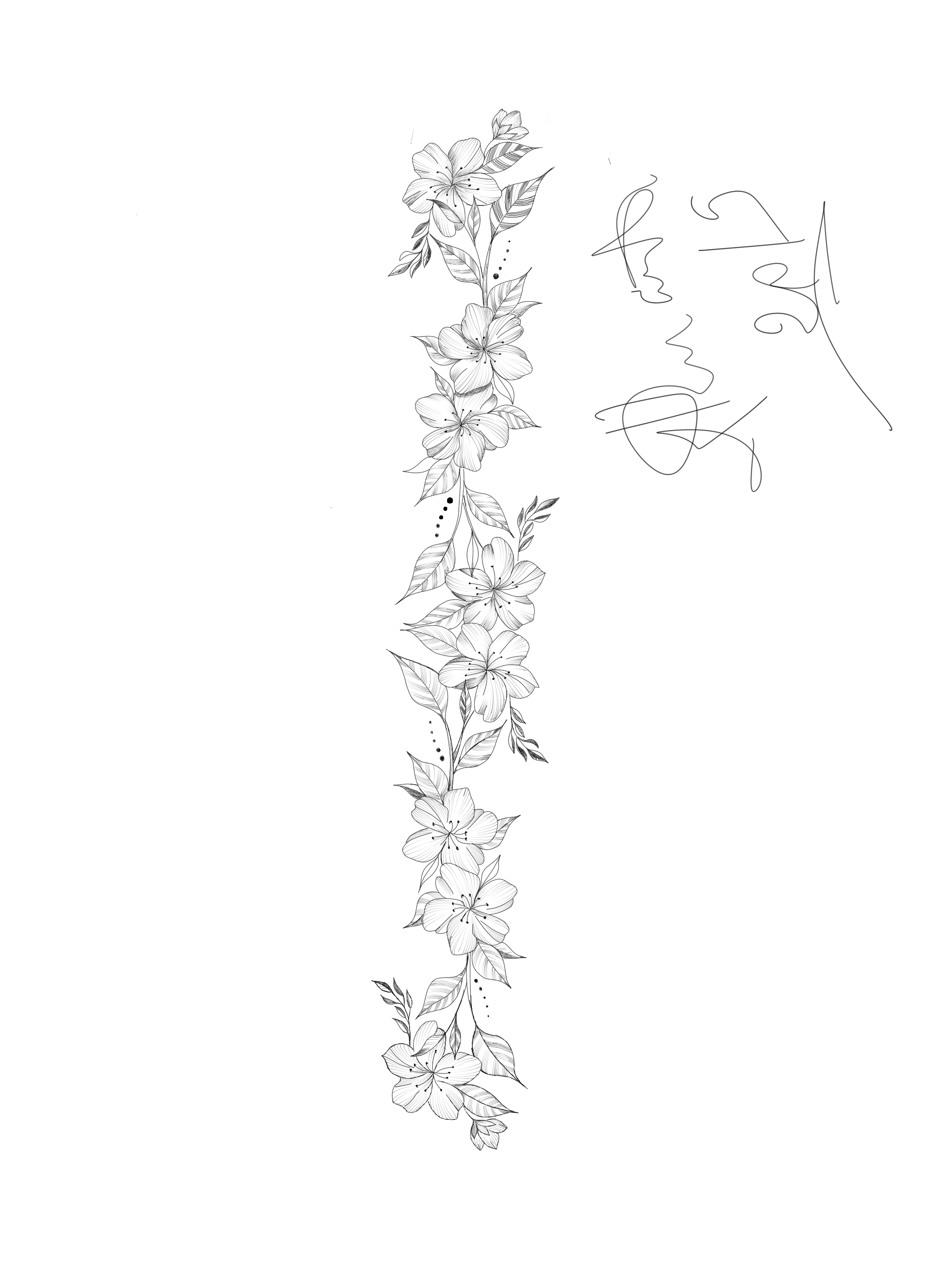 flowers tattoo