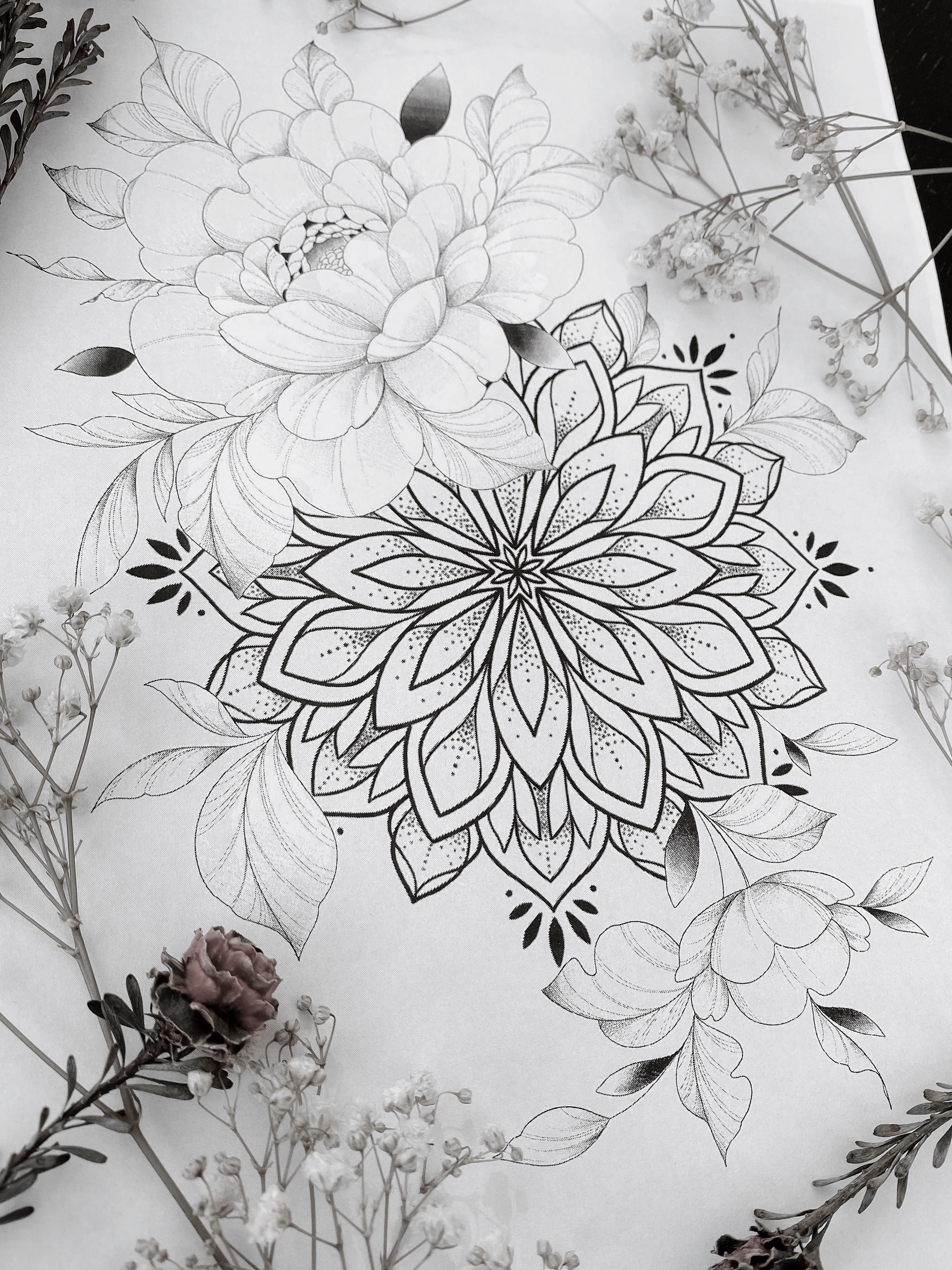 flowers tattoo