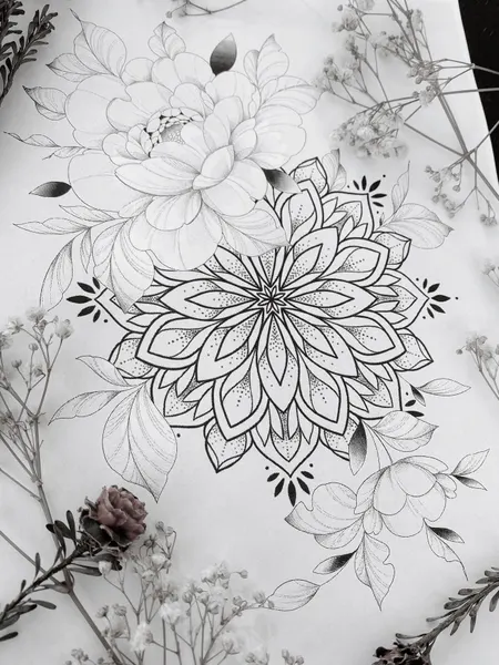 flowers tattoo