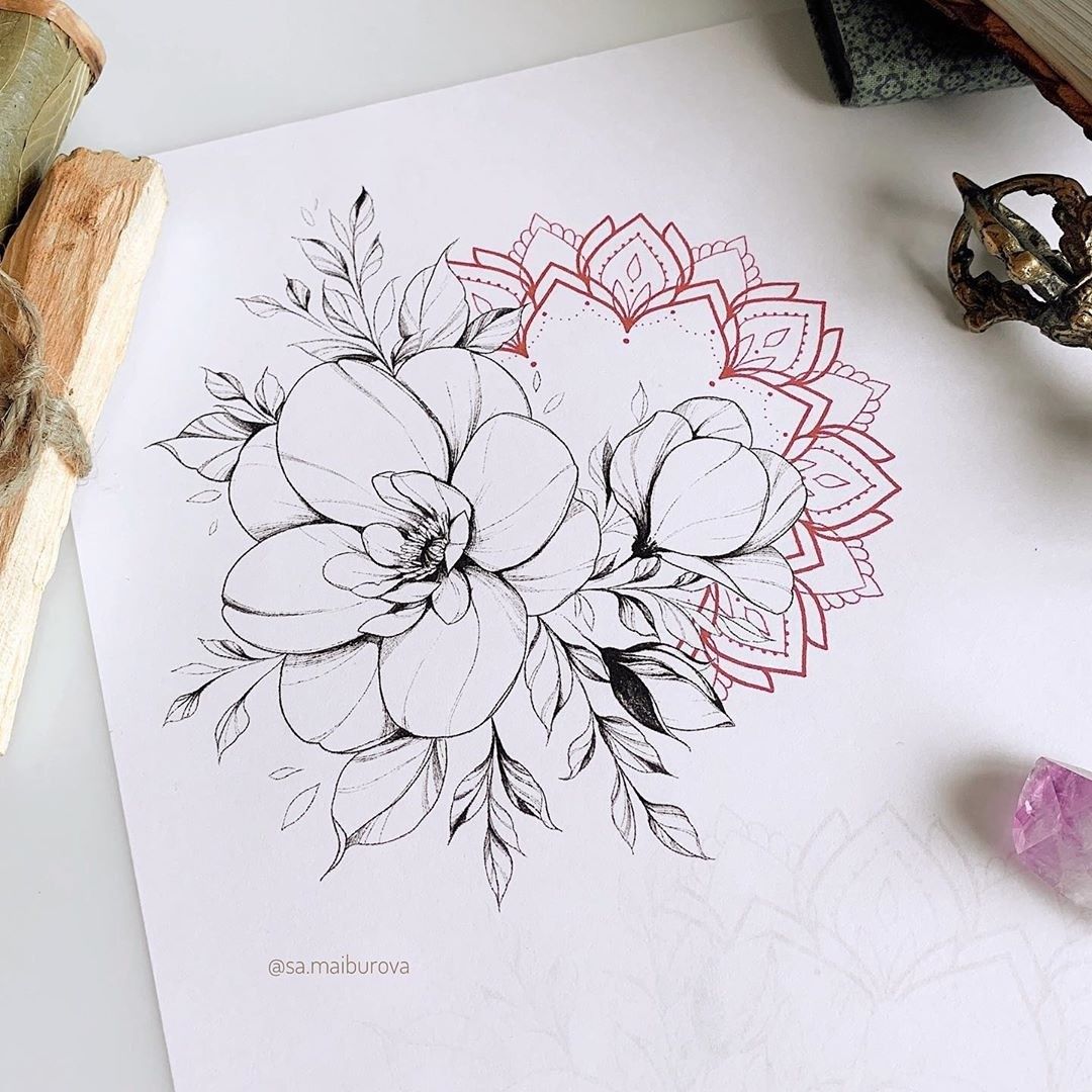 flowers tattoo