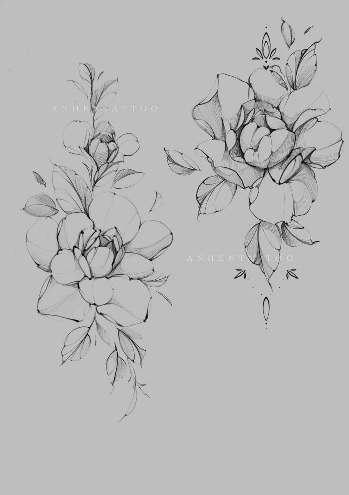 flowers tattoo