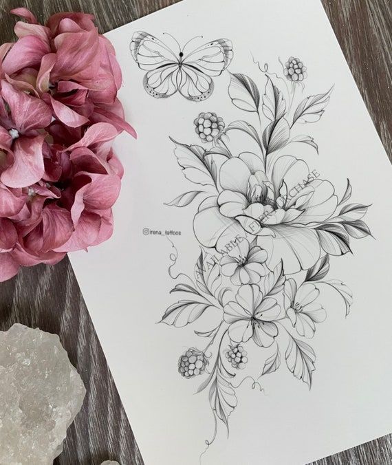 flowers tattoo