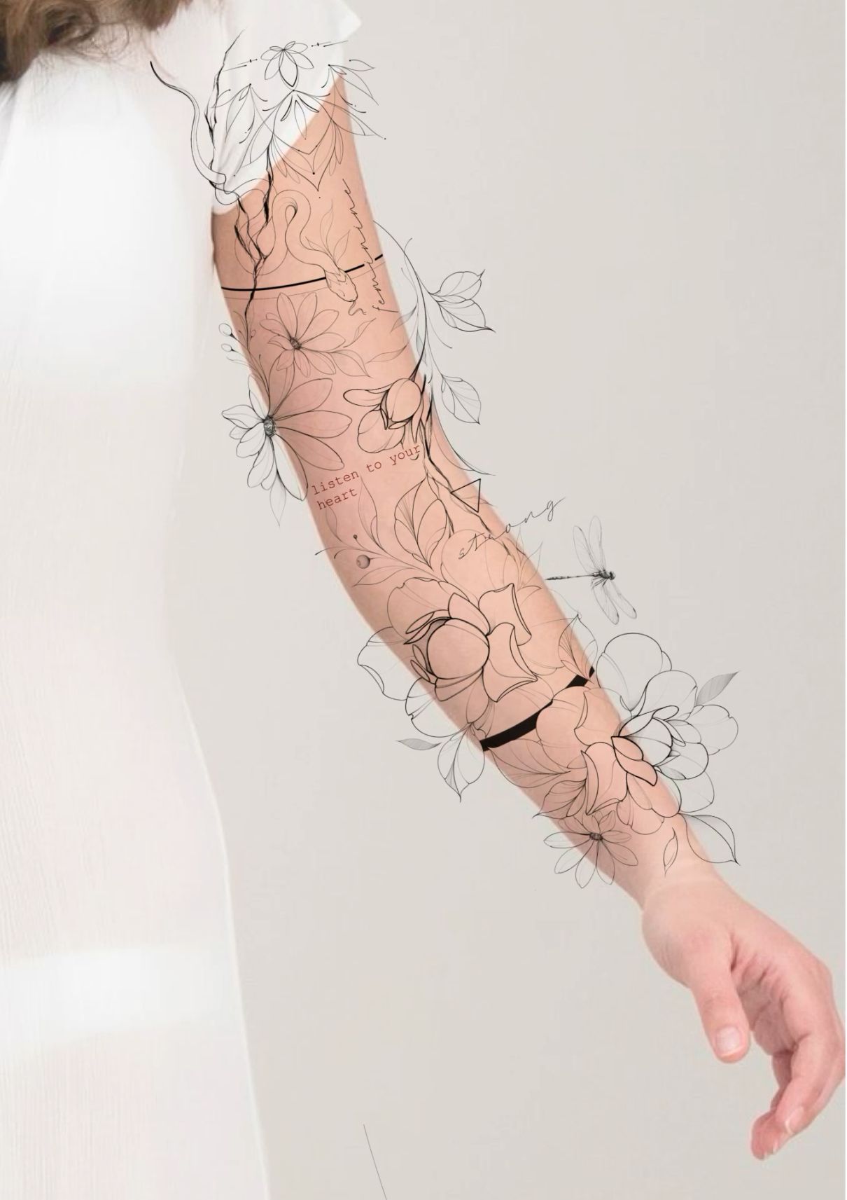 flowers tattoo