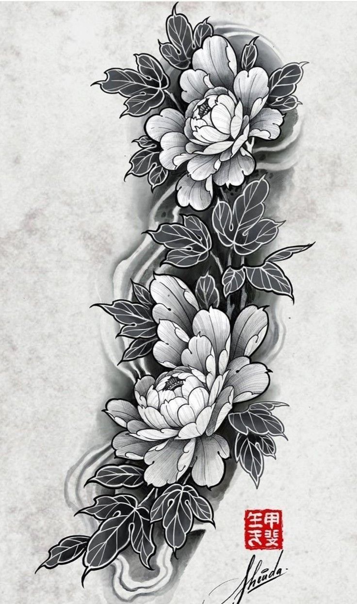 flowers tattoo