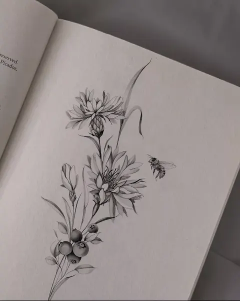 flowers tattoo