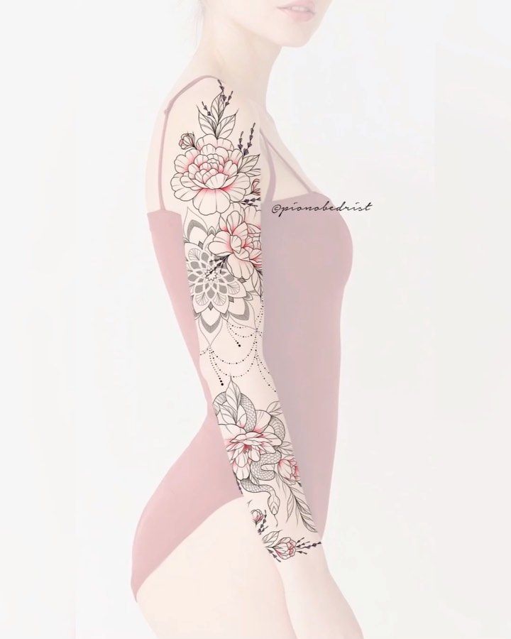 flowers tattoo