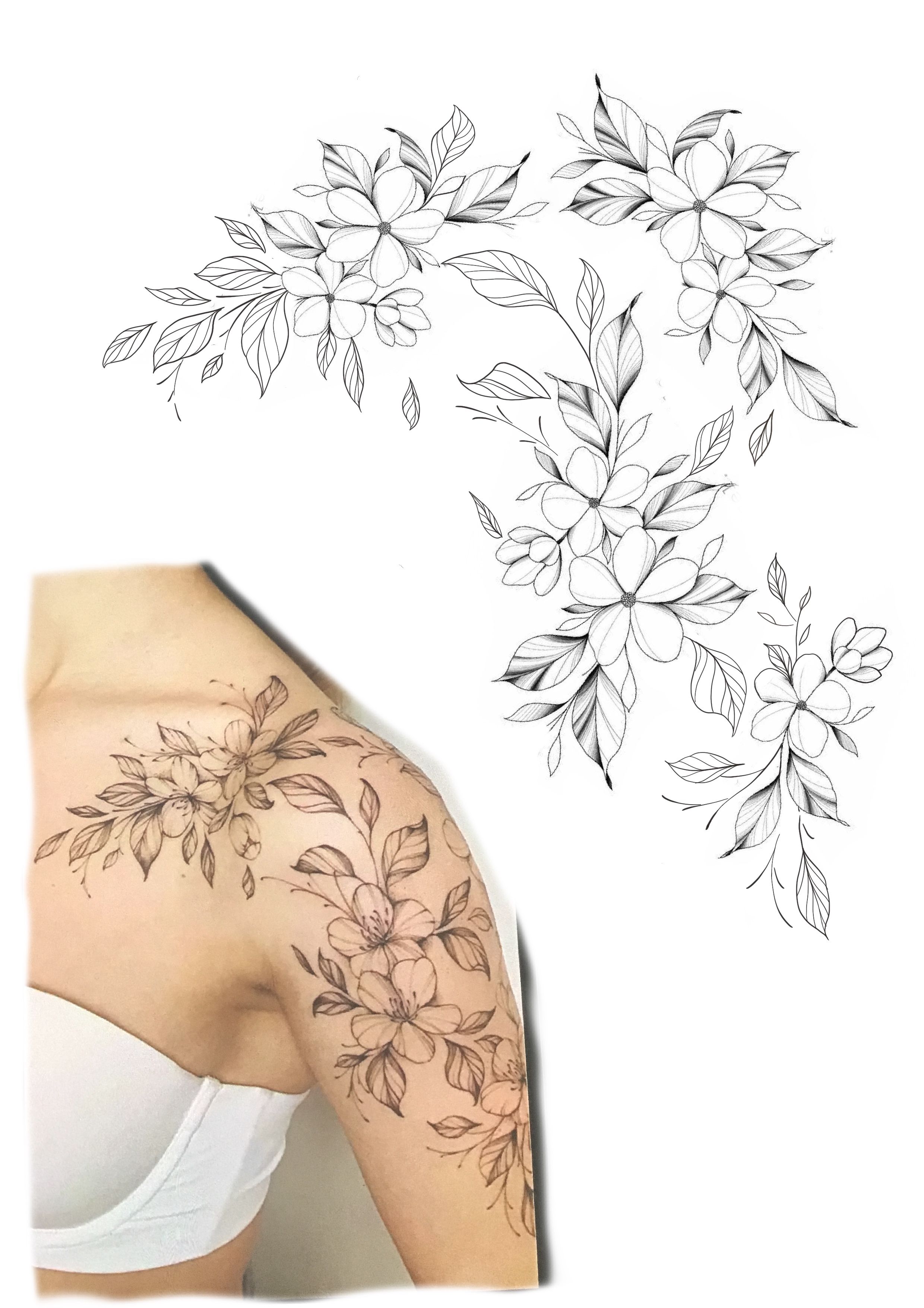 flowers tattoo