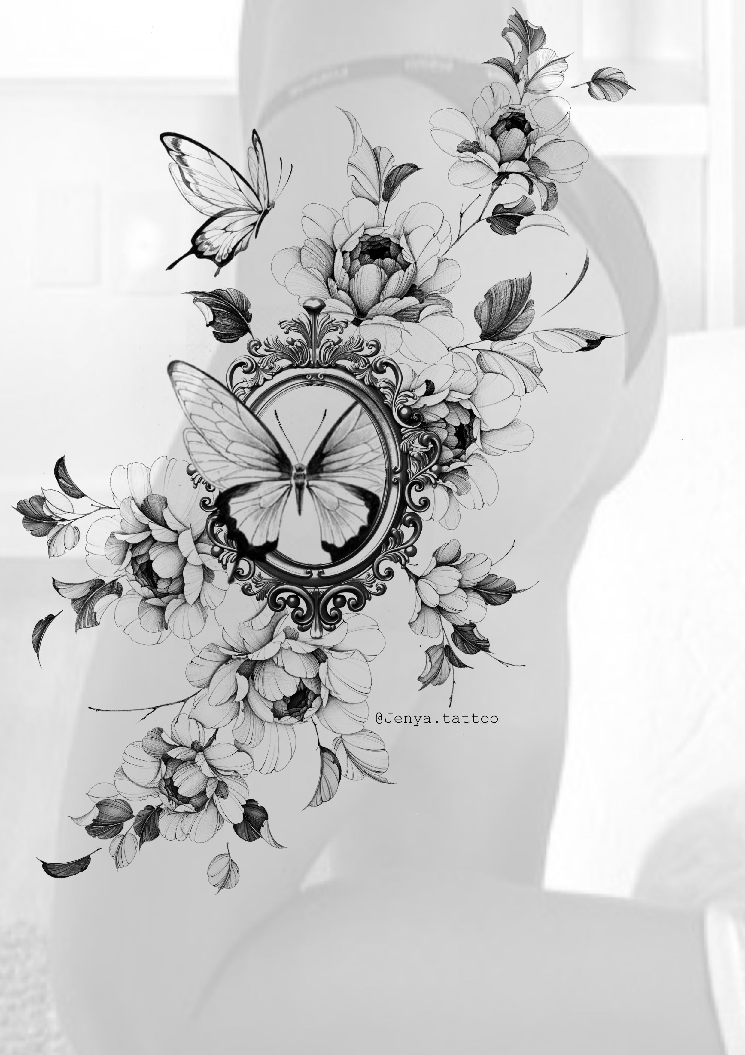 flowers tattoo