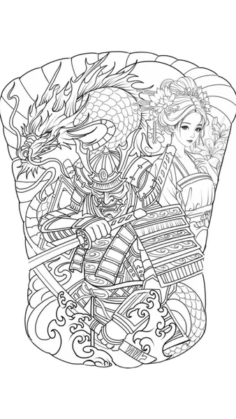 Samurai tattoo idea
