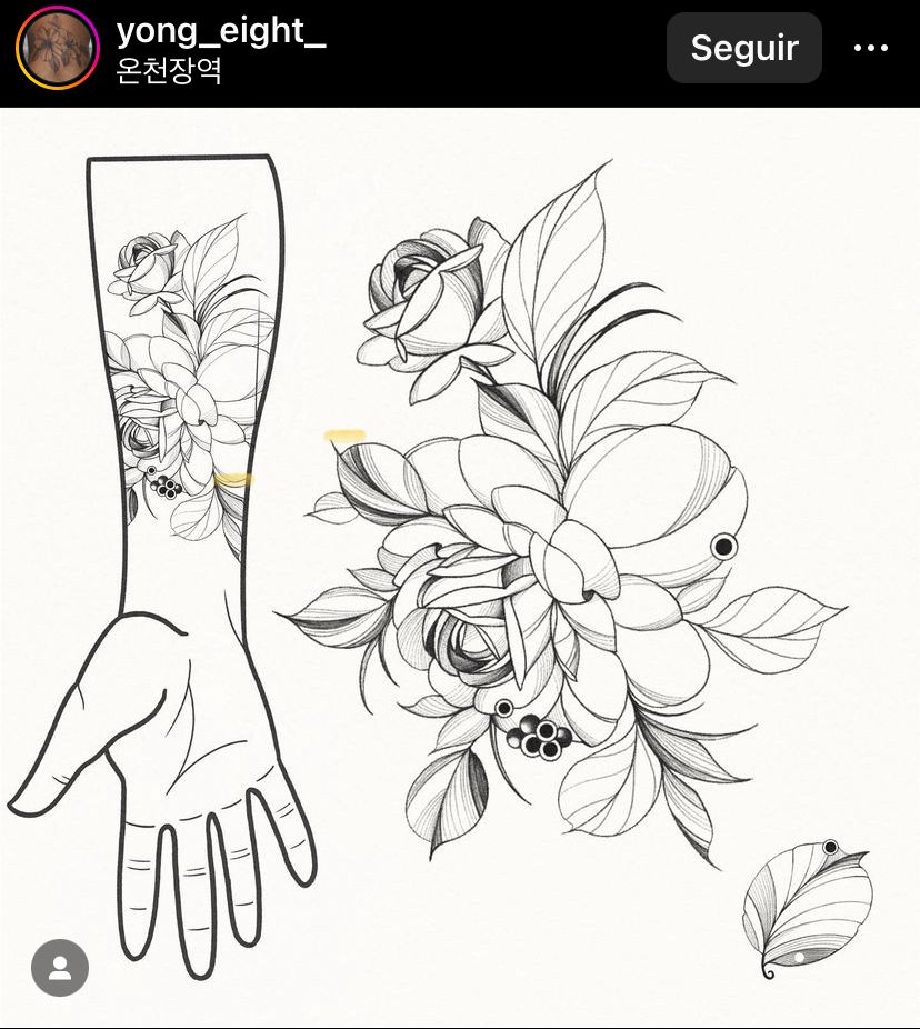 flowers tattoo