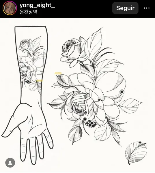 flowers tattoo