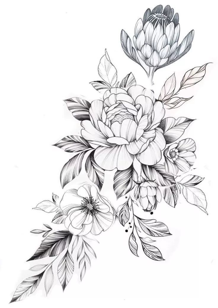 flowers tattoo