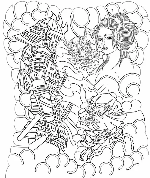 900+ ý tưởng hay nhất về Samurai tattoo trong 2026
