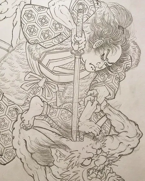 Samurai tattoo idea