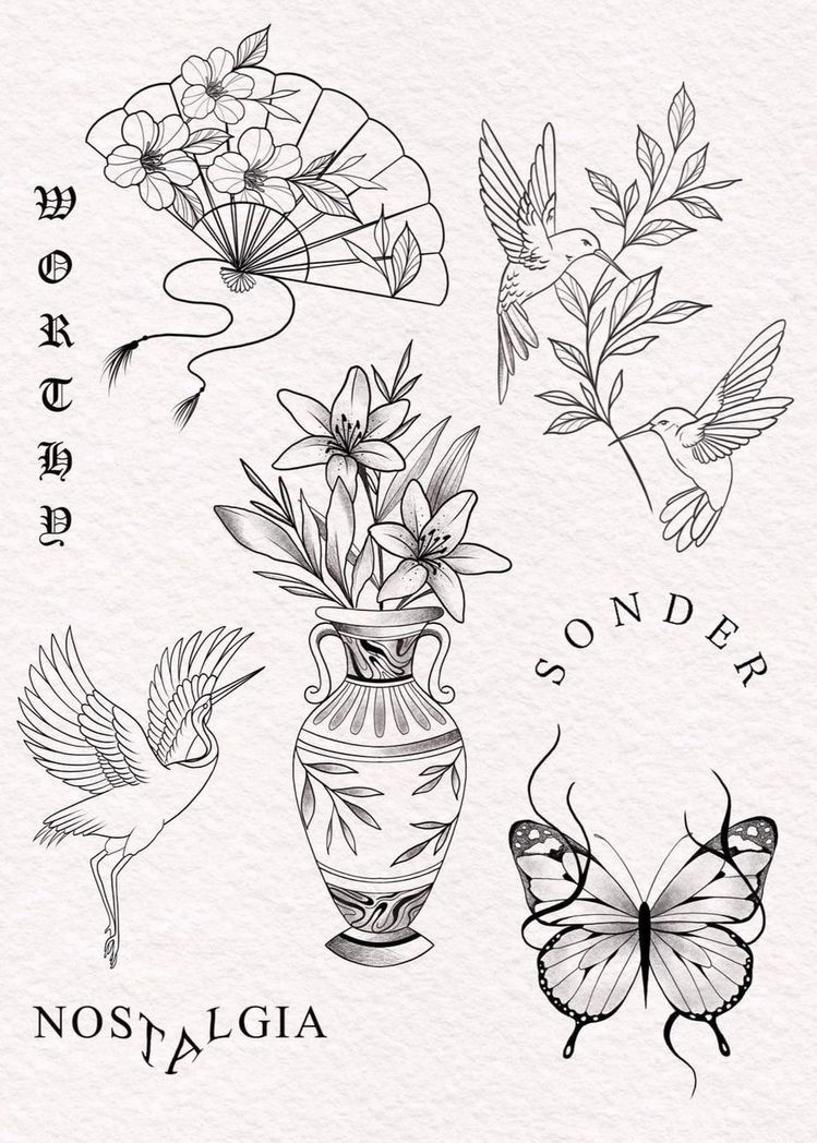 flowers tattoo