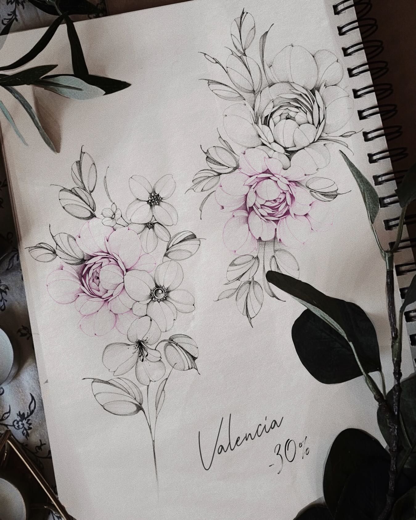 flowers tattoo