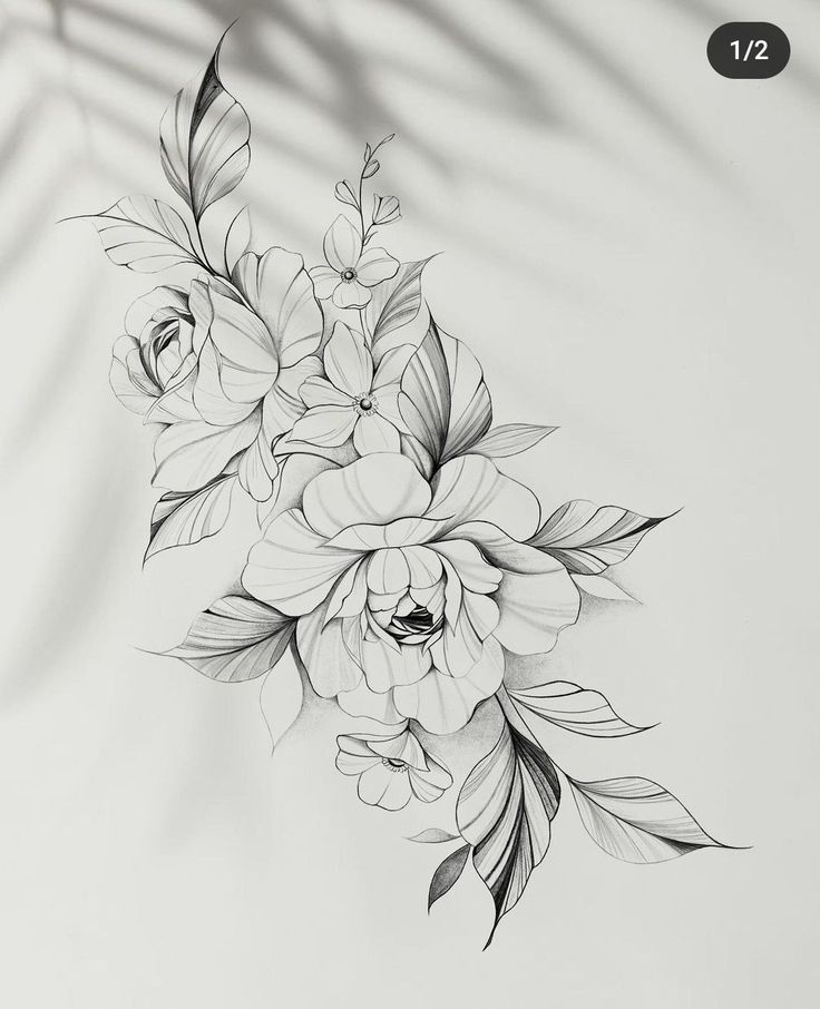 flowers tattoo