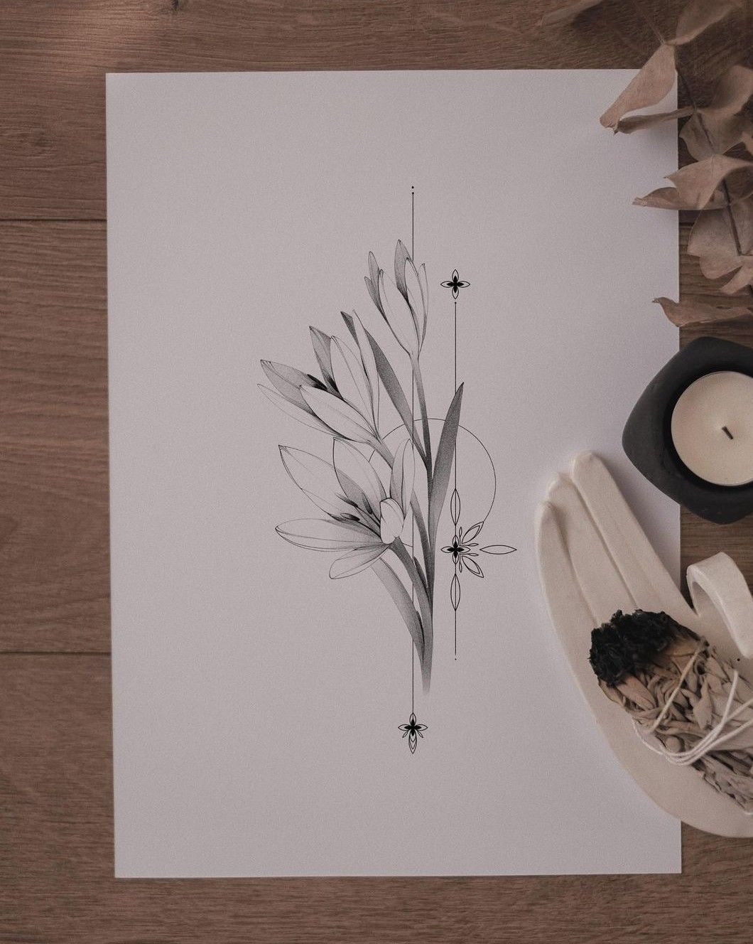 flowers tattoo