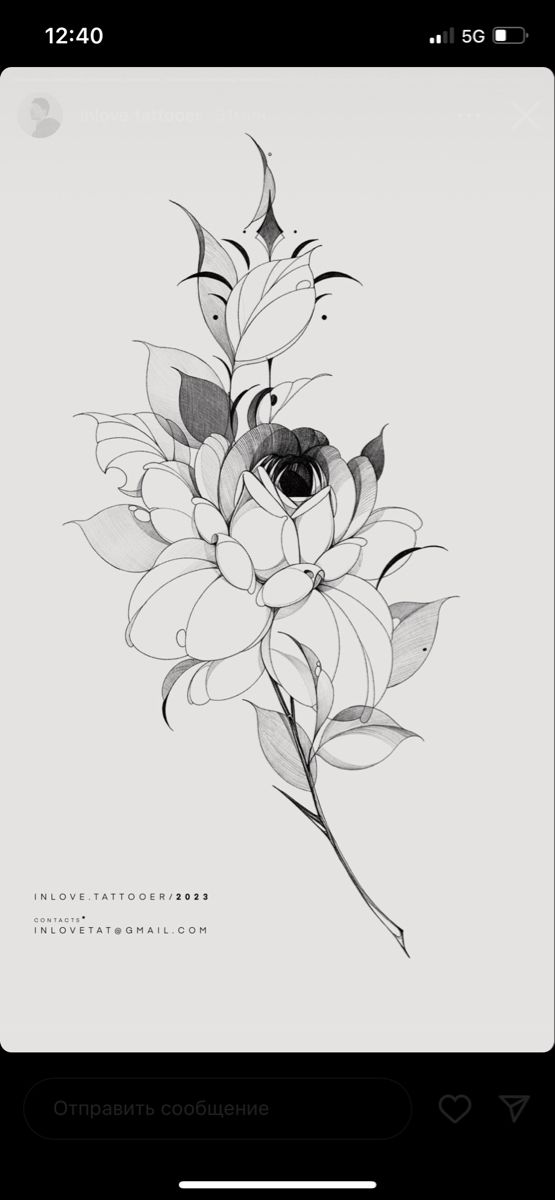 flowers tattoo