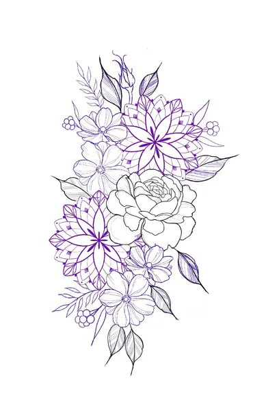 flowers tattoo