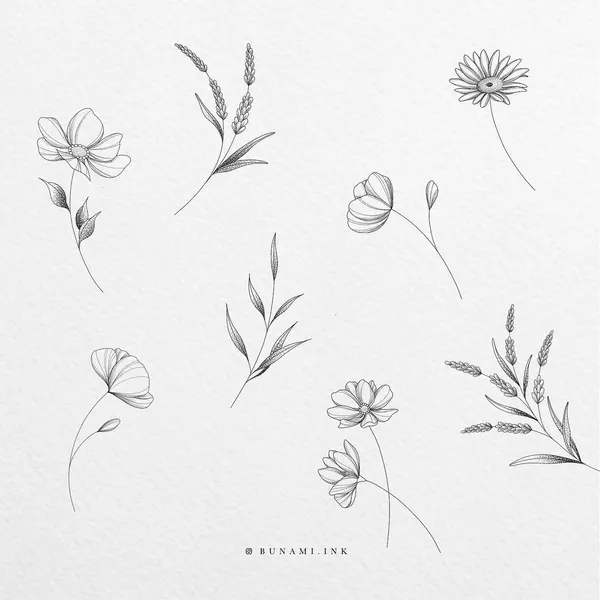 flowers tattoo