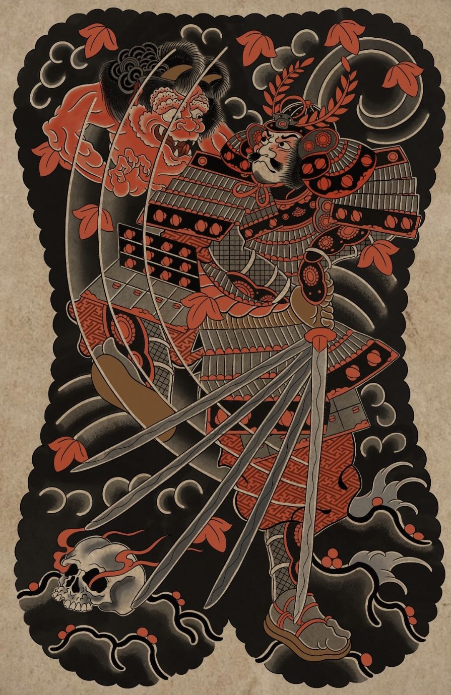 900+ ý tưởng hay nhất về Samurai tattoo trong 2026