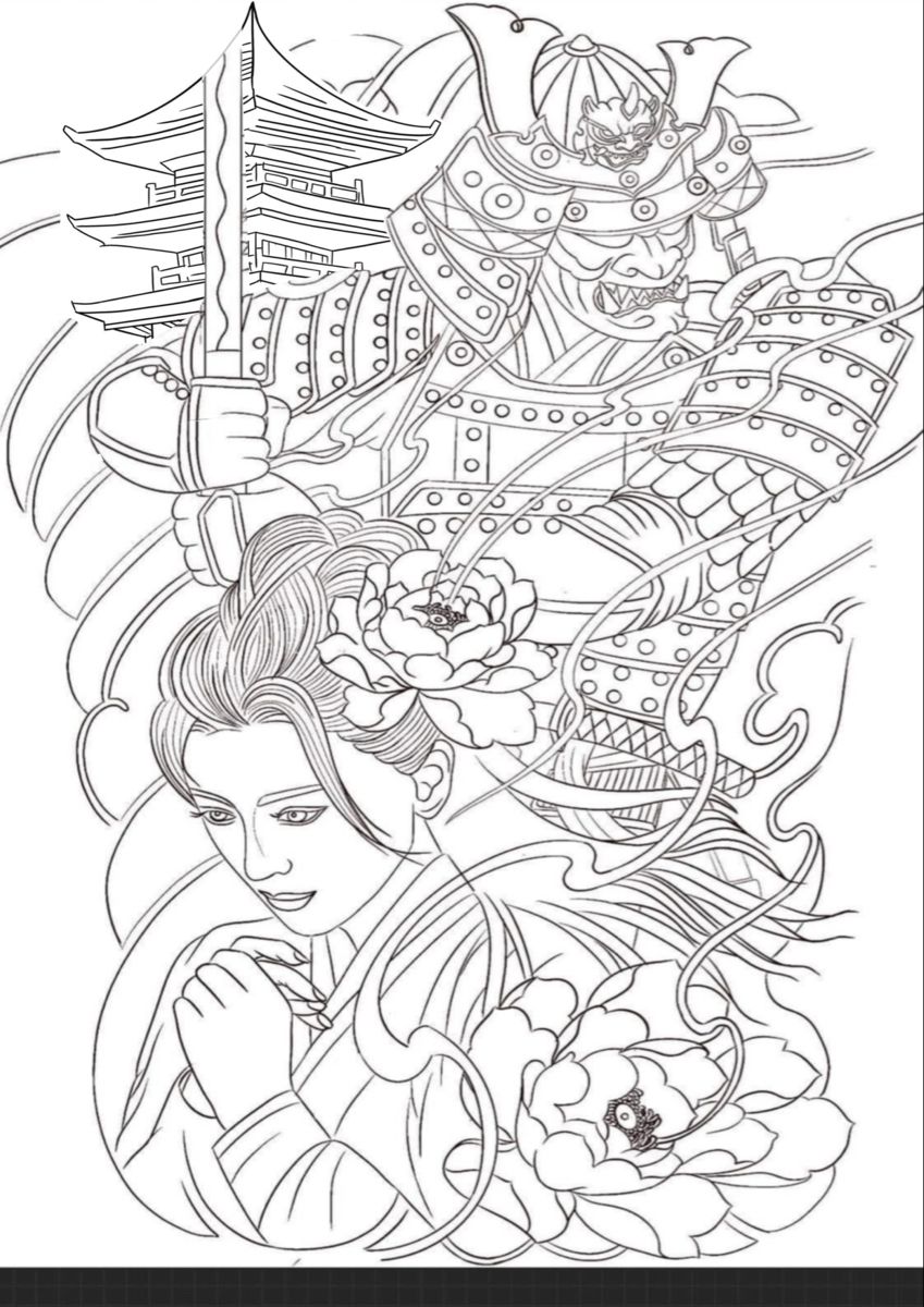 900+ ý tưởng hay nhất về Samurai tattoo trong 2026