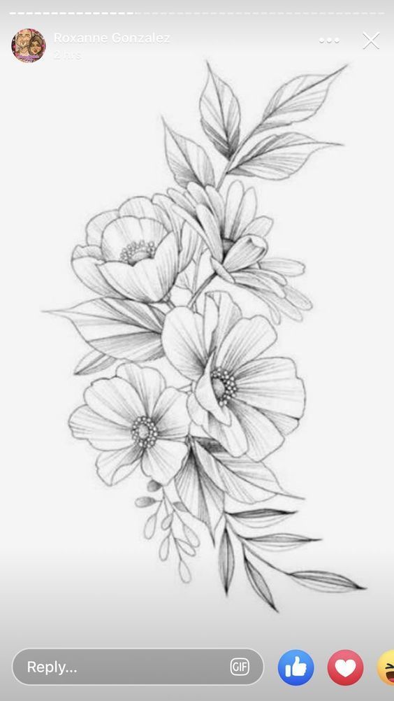 flowers tattoo