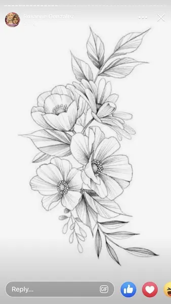 flowers tattoo