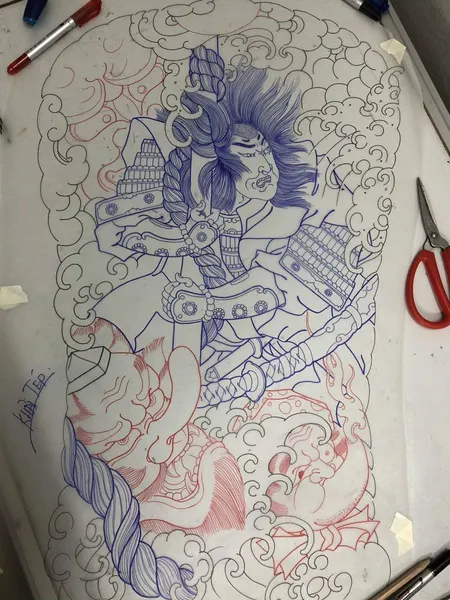 900+ ý tưởng hay nhất về Samurai tattoo trong 2026