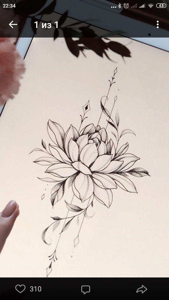 flowers tattoo