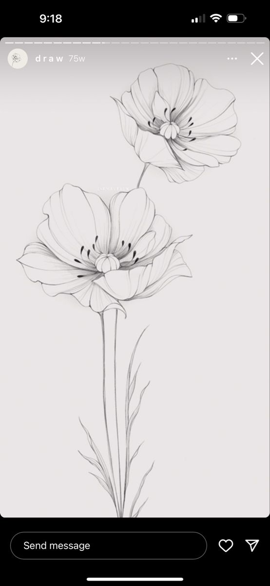 flowers tattoo