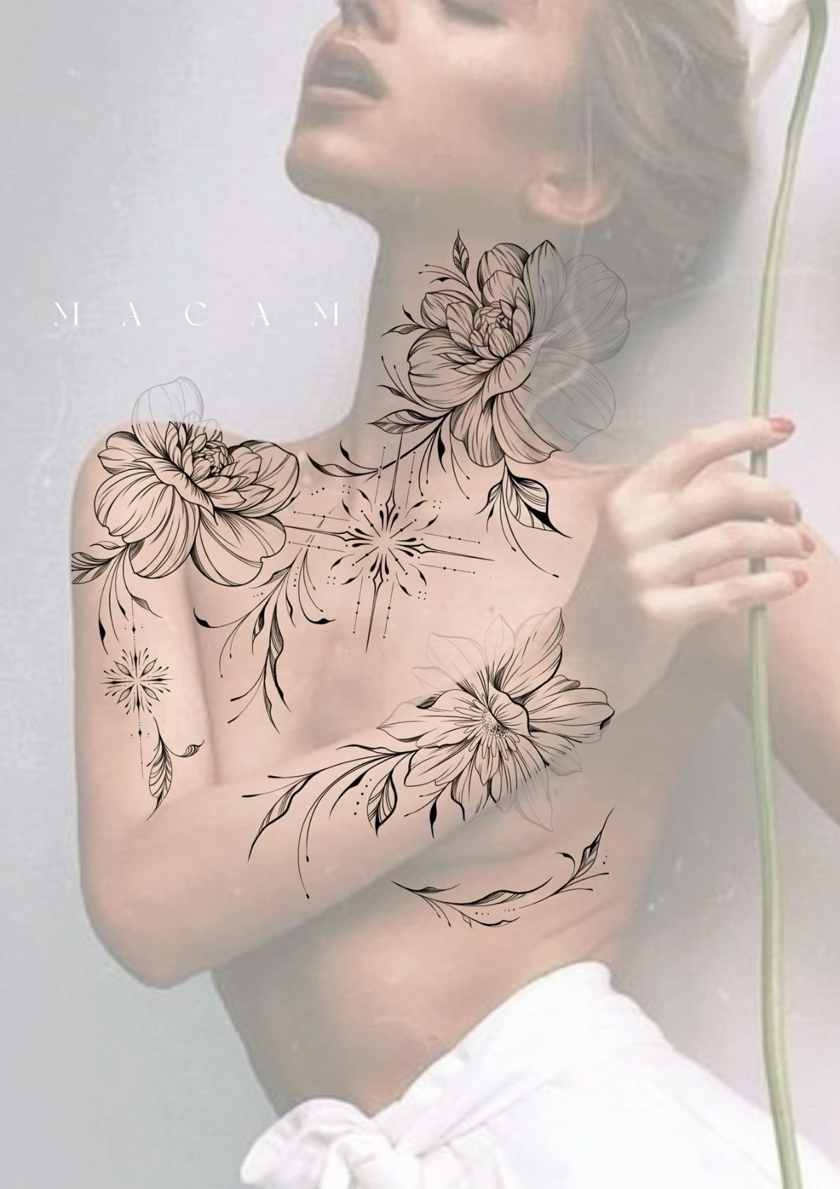 flowers tattoo