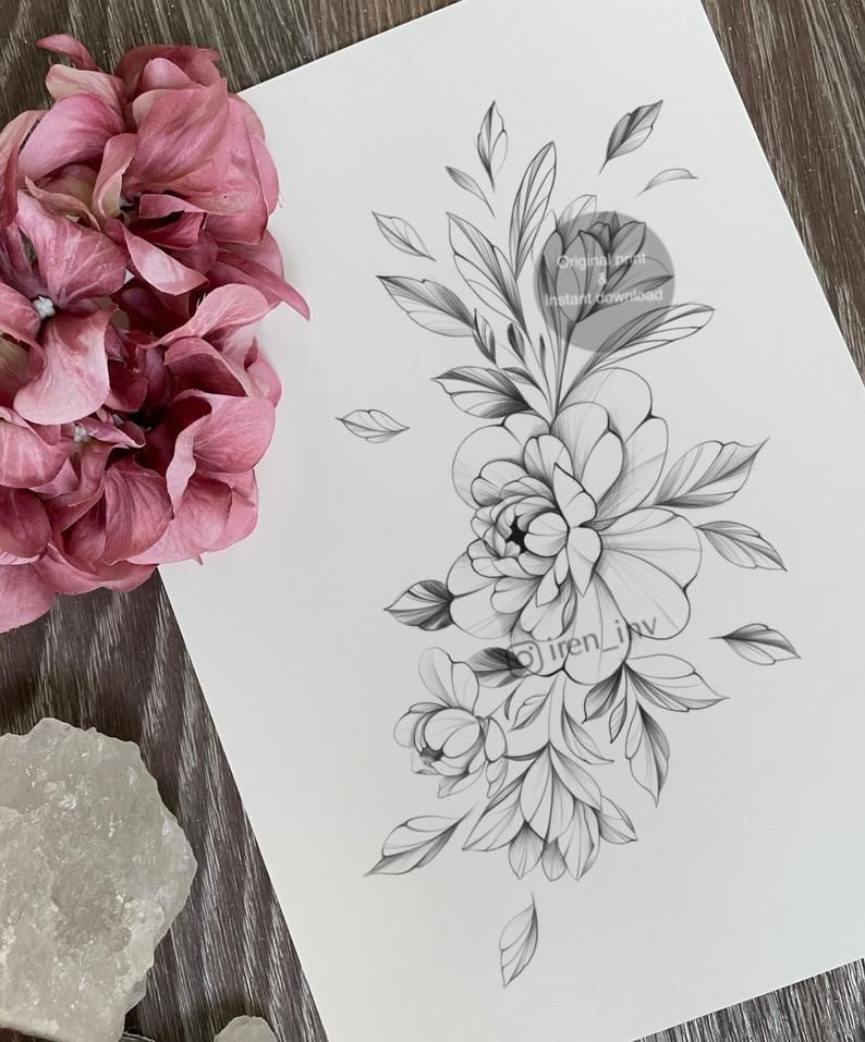 flowers tattoo