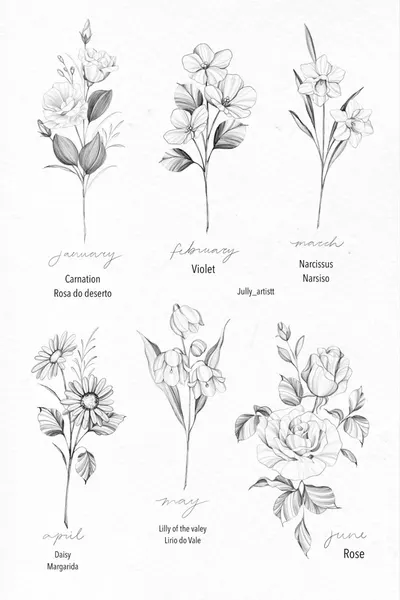 flowers tattoo