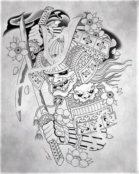 900+ ý tưởng hay nhất về Samurai tattoo trong 2026