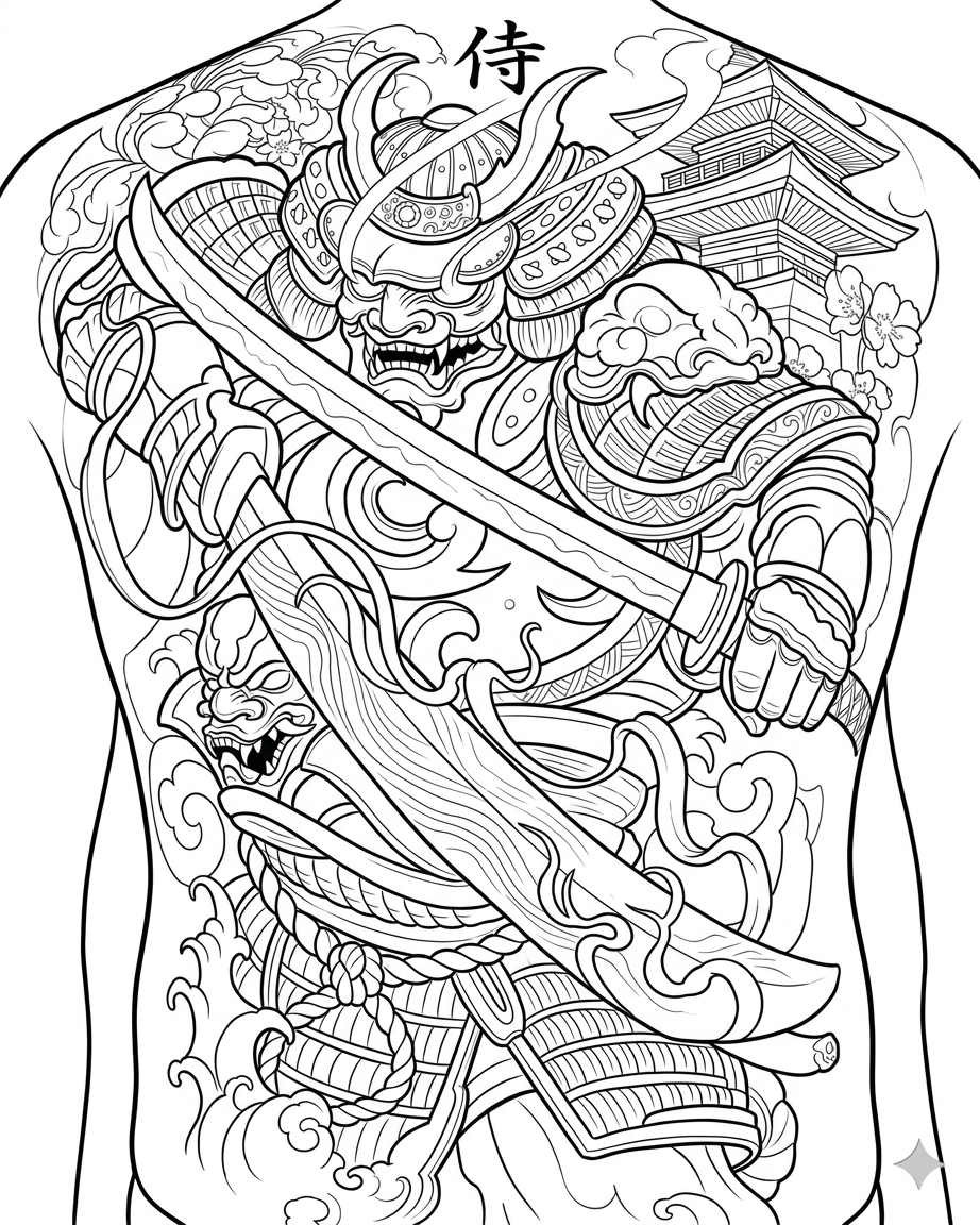 900+ ý tưởng hay nhất về Samurai tattoo trong 2026