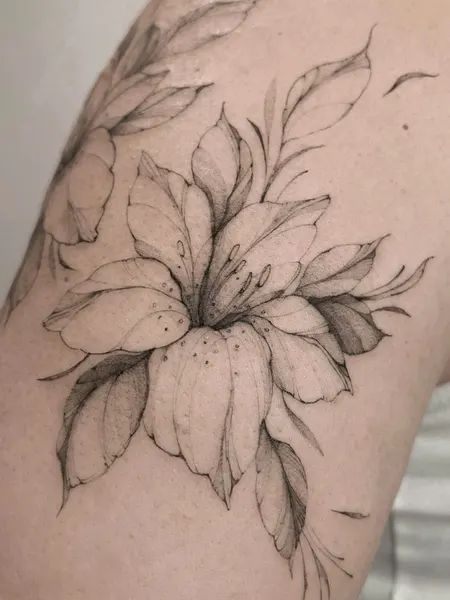 flowers tattoo