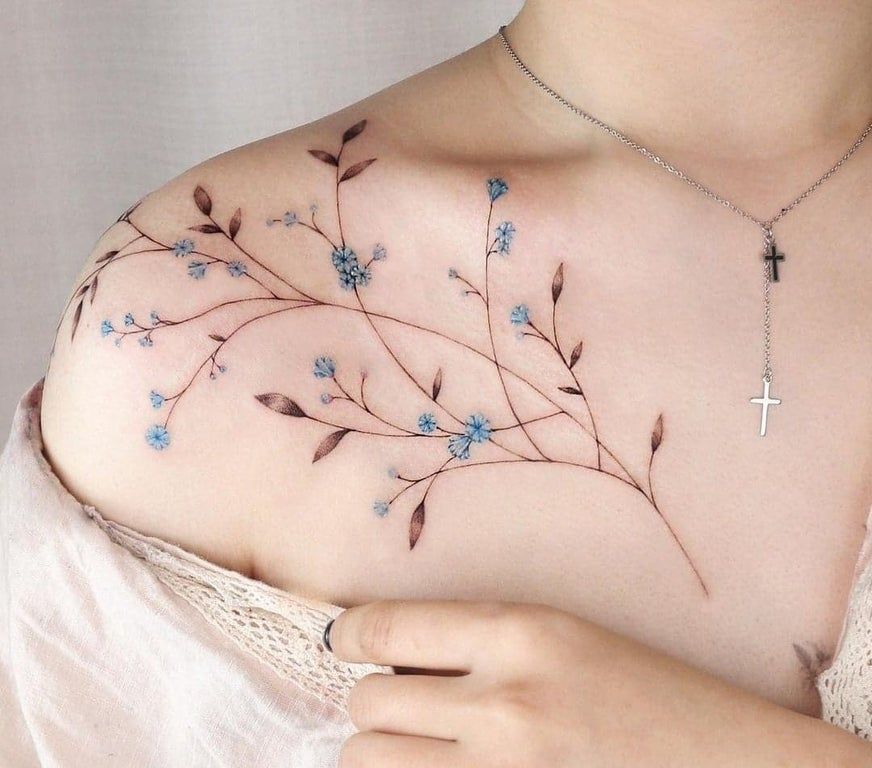 flowers tattoo