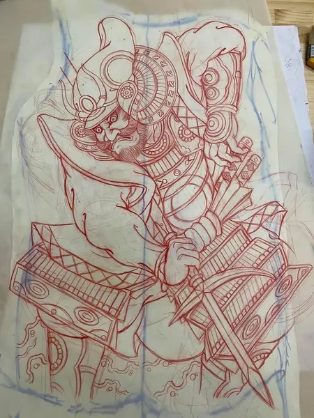 900+ ý tưởng hay nhất về Samurai tattoo trong 2026
