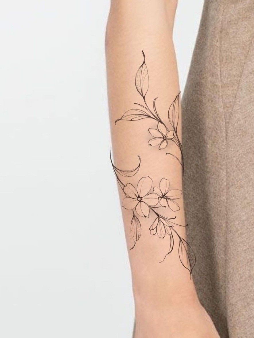 flowers tattoo